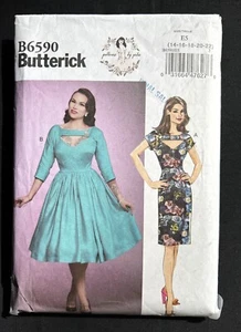 Butterick B6590 Misses Dresses Patterns by Gertie 2018 Pattern size 14-22 Cut - Picture 1 of 2