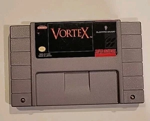 Vortex (Super Nintendo, 1994) SNES Electro Brain Awesome Fun Game Shooter - Picture 1 of 2