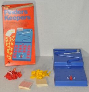 Vintage 1977 Schaper Finders Keepers Game - Metal Marble - Game Lot - RARE!