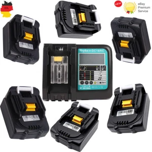 6X For Makita Battery BL1415 BL1415N 14,4V 1,5Ah Li-Ion 196875-4 BL1430B BL1440B - Imagen 1 de 18