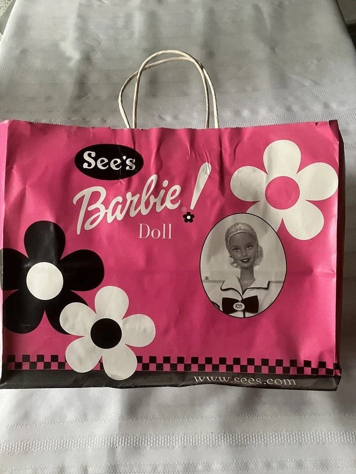 1999 SEE'S CANDIES BARBIE DOLL Mattel #27289 MIB Advertising Salesperson