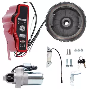 GX240 GX270 Electric Start Kit Starter Motor for Honda Flywheel Switch Engine - Bild 1 von 16