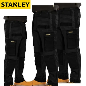 STANLEY Herren Omaha Slim Fit Hose Holster mehrere Taschen Cargo Arbeitshose - Bild 1 von 3