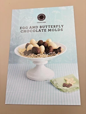 MOLDES DE CHOCOLATE HUEVO Y MARIPOSA MARTHA STEWART - SOLO 1/2 MARIPOSA, 2/2 HUEVO Foto 1 de 4