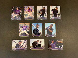 2023 Colorado Rockies MLB Topps NOW Road Opening Day 10 Card Team Set Tovar RC