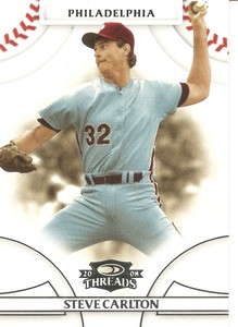 2008 DONRUSS THREADS STEVE CARLTON BASEBALL CARD #39