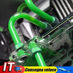 G1/4 Thread Rigid Tube 14mm Hard Tube Extender Fitting for PC Water Cooling - Photo 1/14