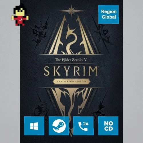 The Elder Scrolls V Skyrim Anniversary Edition for PC Steam Key Game Region Free - Image 1 of 1