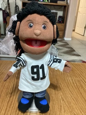 Sunny Puppets Ventriloquist African American Girl “14 Jeans and jersey  - Image 1 of 4
