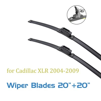 2,Windshield Wiper Blades 20 20 For Cadillac XLR 2004-2009 J-hook All Season - Изображение 1 из 4