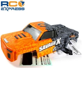 HPI Gt-6 Sportcab Painted Truck Body Orange/Grey HPI160105 - Picture 1 of 1