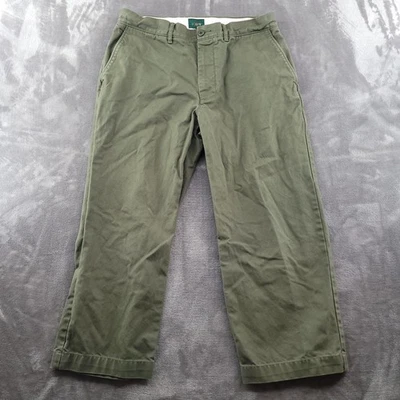 J.Crew Oarsman Pants Mens 32x30 Olive Green Classic Chino Cotton Casual - Image 1 of 4