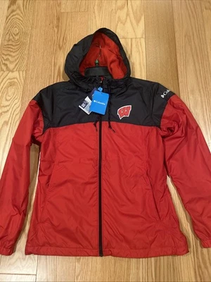 Columbia NCAA Wisconsin Badgers CLG Flash Forward Lined Jacket Women Sz S XL4241 - Image 1 of 4