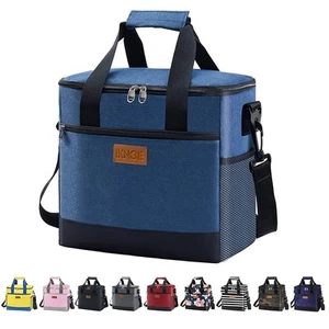 iknoe Large Cooler Bag Collapsible 24 Can Insulated Bags Leakproof Lunch Cooler - Picture 1 of 5