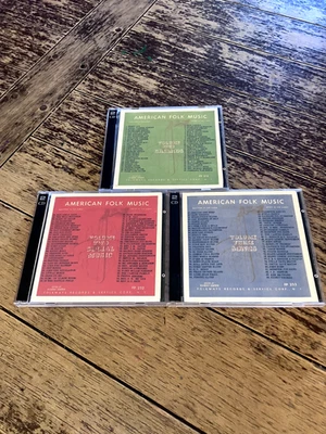 American Folk Music Volumes 1-3 — Three 2-CD Album Sets (6 CDs Total) - Folkways - Image 1 of 4
