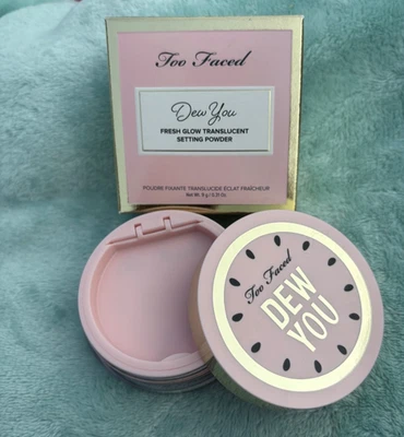 NEW! Too Faced RADIANT PEARL Dew You Fresh Glow Setting Powder ONLY 1 On eBay! - Image 1 of 4