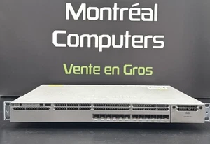 Cisco WS-C3850-12XS-E 12-port 10GB SFP+ IP Services Network Switch /w 2 x PSU - Picture 1 of 5