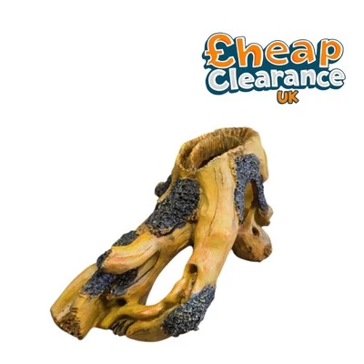 AQUARLINE Aline Deko Holz Wurzel Künstliches Aquarium Deko Fell Dekoration Aquarium S/M