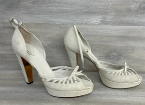 Bombas GUCCi Vintage Plataforma Nudo Plisado Talla 11 (PO1020313) - Imagen 1 de 6