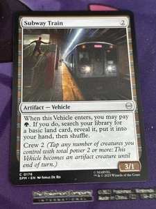 SUBWAY TRAIN C 0178- SPIDER-MAN MAGIC: THE GATHERING - Picture 1 of 1