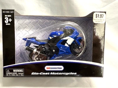 NUEVO EN CAJA Kid Connection Yamaha YZF-R1 Diecast Motocicleta Azul Escala 1:18 Foto 1 de 4