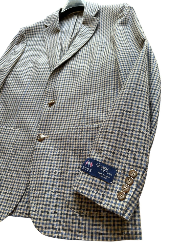 J. Crew Ludlow Slim-Fit блейзер в клетку английский хлопок шерсти смесь размер 36R - Изображение 1 из 4