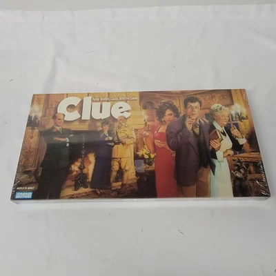 Clue Classic Detective Board Game 1996 NEW & SEALED Who Done it Family Fun Party - Image 1 of 4