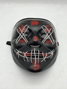 Halloween • LED Grusel Maske Cosplay Kostüm Leuchten Purge Maske EL Drahtmaske - Bild 1 von 2