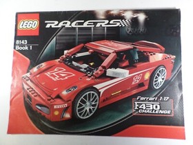 Lego 8143 Ferrari F430 Challange Instructions Manuals Book 1