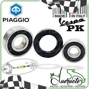 CUSCINETTI RUOTA ANTERIORE MOZZO TAMBURO FORCELLA PER VESPA PK 50 S XL PIAGGIO - Foto 1 di 5
