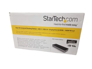 StarTech Station d'accueil universelle hybride pour ordinateur portable avec alimentation 100 W EZ2805 - Photo 1/14