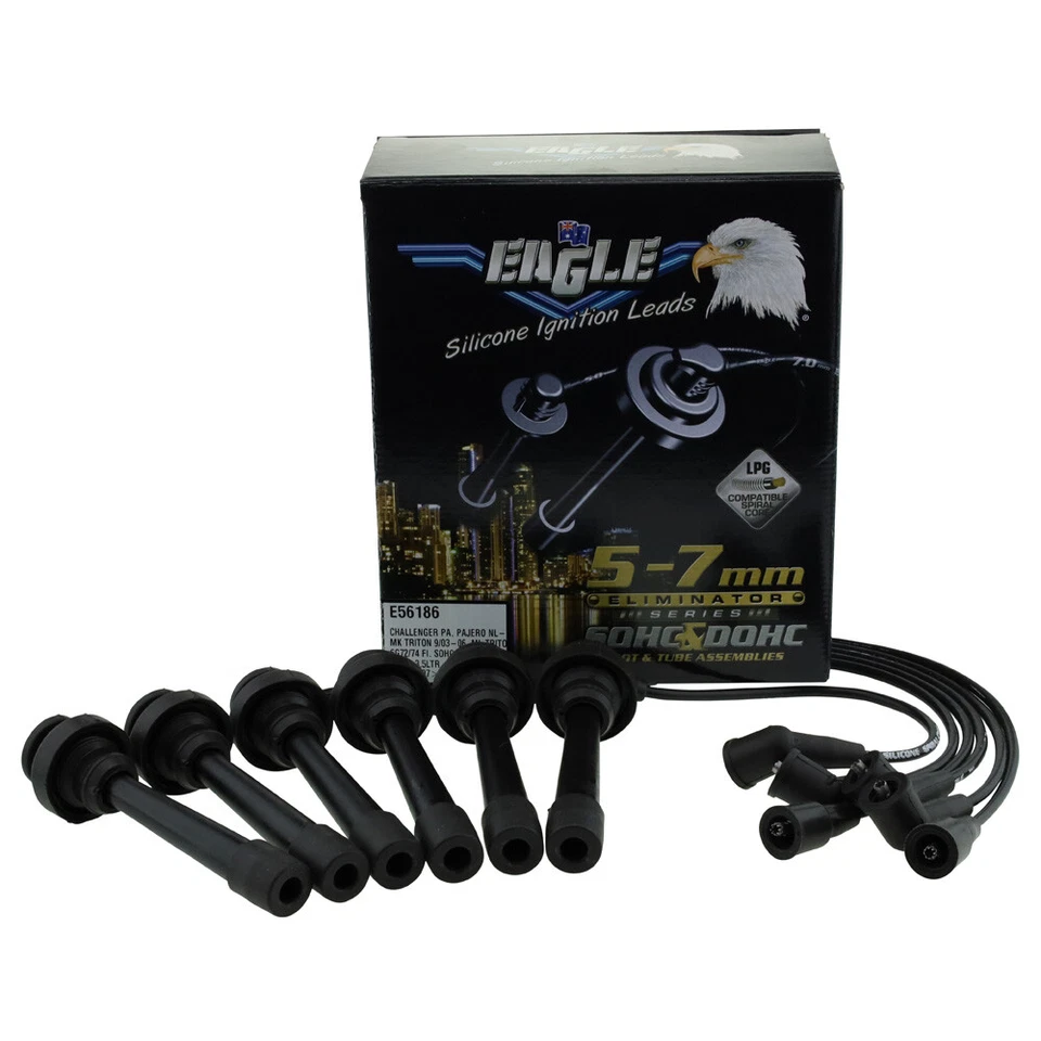 Eagle 5mm Leads fits Mitsubishi Pajero NL NM NP 3.5L V6 1997-2003 E56186 - image 1 of 2