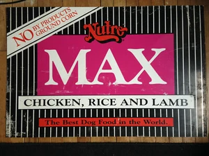 Nutro Max Dog Food Feed Farm Store Metal Sign  - Picture 1 of 6