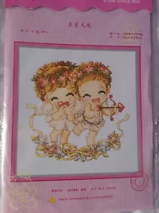 Love Couple Cross Stitch Kit - Picture 1 of 2