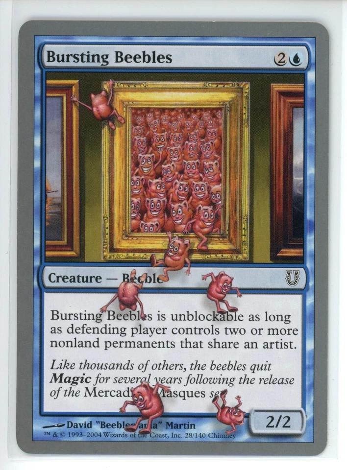 BURSTING BEEBLES Unhinged #28 UNH(LP)(MTG) - Image 1 of 1