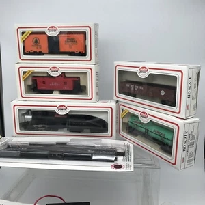 Model Power 0-4-0 Shifter Locomotive + Santa Fe Tender Train Set W/Track & Power - Picture 1 of 12