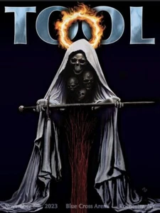 2023 TOOL ROCHESTER POSTER KONZERT TOUR 11/6/23 ADI GRANOV BLAUES KREUZ ARENA/750 - Bild 1 von 2