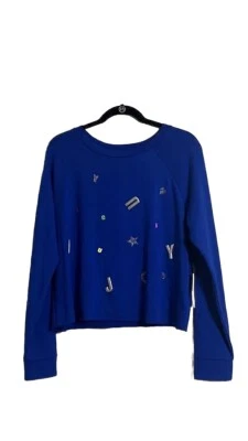 Suéter Juicy Couture Talla XL Largo Medio Cuello Redondo Otoño Armario Grapa Cuello Redondo Foto 1 de 4