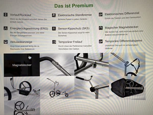 PG Powergolff Elektro trolley gebraucht - Bild 1 von 8