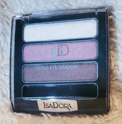 Sombra de ojos IsaDora Triple Trio 82 PÚRPURA BRILLANTE 0,23 oz 6,6 g Nueva Foto 1 de 4