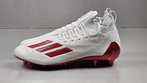 Adidas Adizero Primeknit Football Cleats Mens 13. Low Red White HP8740. NEW - Picture 1 of 6