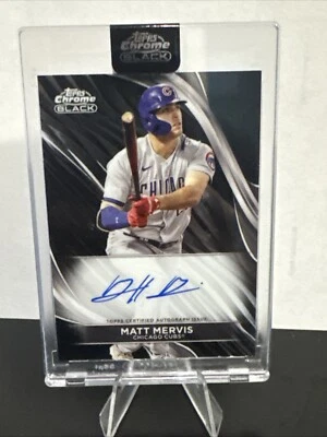 2024 Topps Chrome Black - Autographs #CBA-MME Matt Mervis (AU) - Image 1 of 3