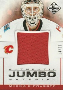 2012-13 Limited Jumbo Materials #JJMK Miikka Kiprusoff/99
