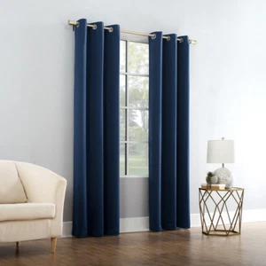 Blackout Noise Reducing Energy Efficient Grommet Single Curtain Panel, 40"X84" - Picture 1 of 12