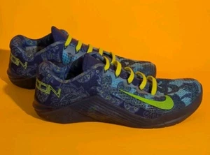 Nike Metcon 6 AMP Blue Paisley Running Sneaker Shoes Men's US 8 CZ0602-434 - Picture 1 of 10