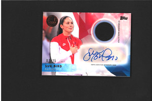 MINT + Sue Bird Auto COSTUME AUTOGAPH #/25 Topps Olympic Seattle Storm WNBA GOAT