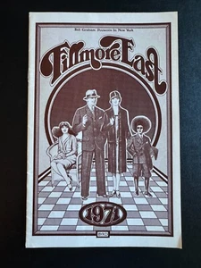 Fillmore East Concert Program - Bill Graham Feb 16-17, 1971 - Black Sabbath - Picture 1 of 4