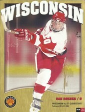 2004-2-20 College Hockey Program- Wisconsin Badgers  V St Cloud State Huskies