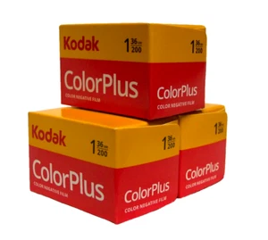 THREE PACKS of KODAK COLOR PLUS 200 36exp COLOUR FILM - Dated 07/26 - Picture 1 of 1