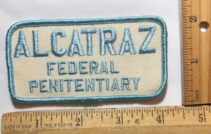 Vintage Obsolete 1970s Alcatraz Federal Penitentiary Patch Police Jail Prison - Picture 1 of 2